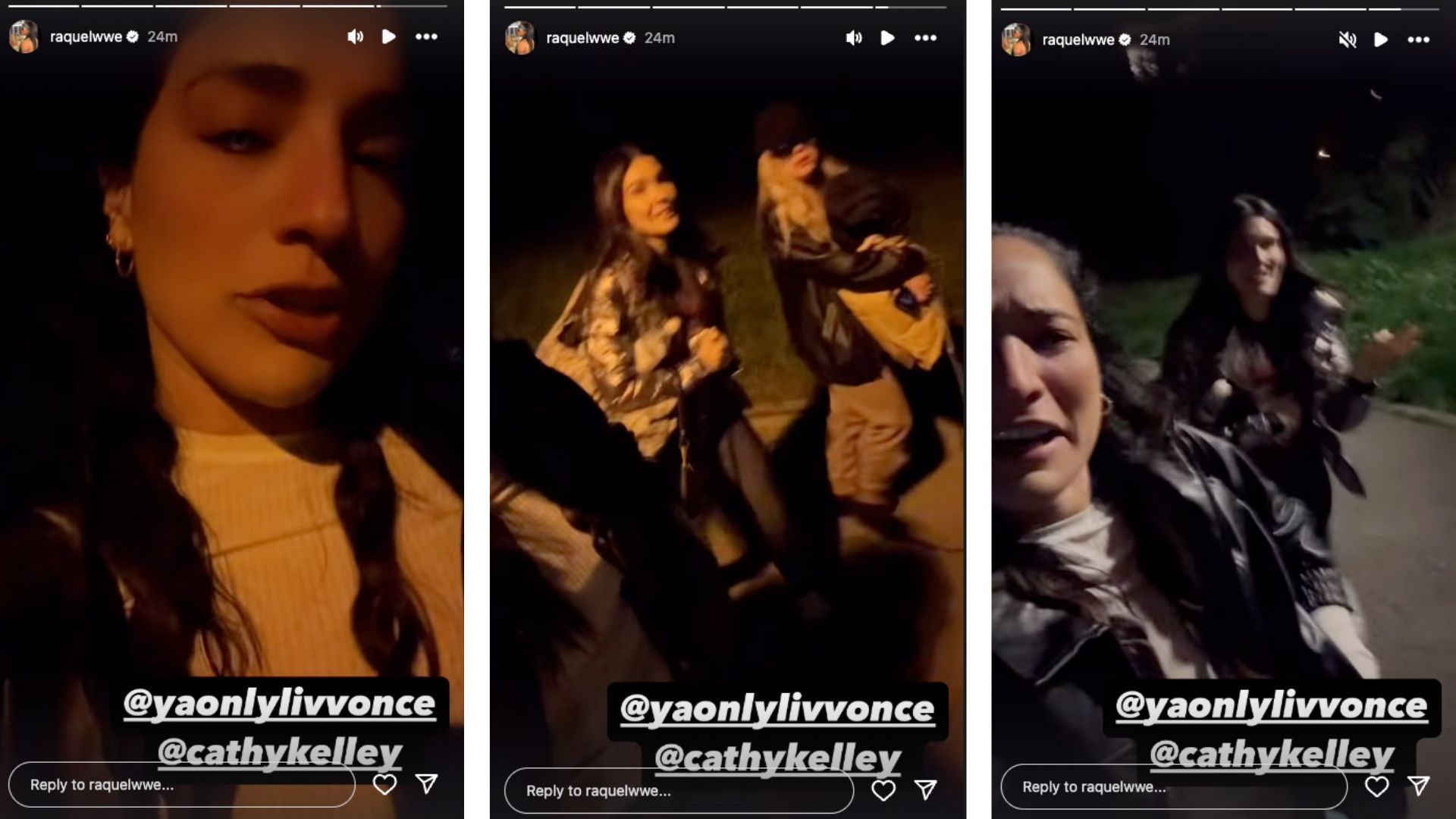 Rodriguez shared a hilarious video with Morgan and Kelley on social media. [Image credits: Raquel Rodriguez&#039; Instagram story]