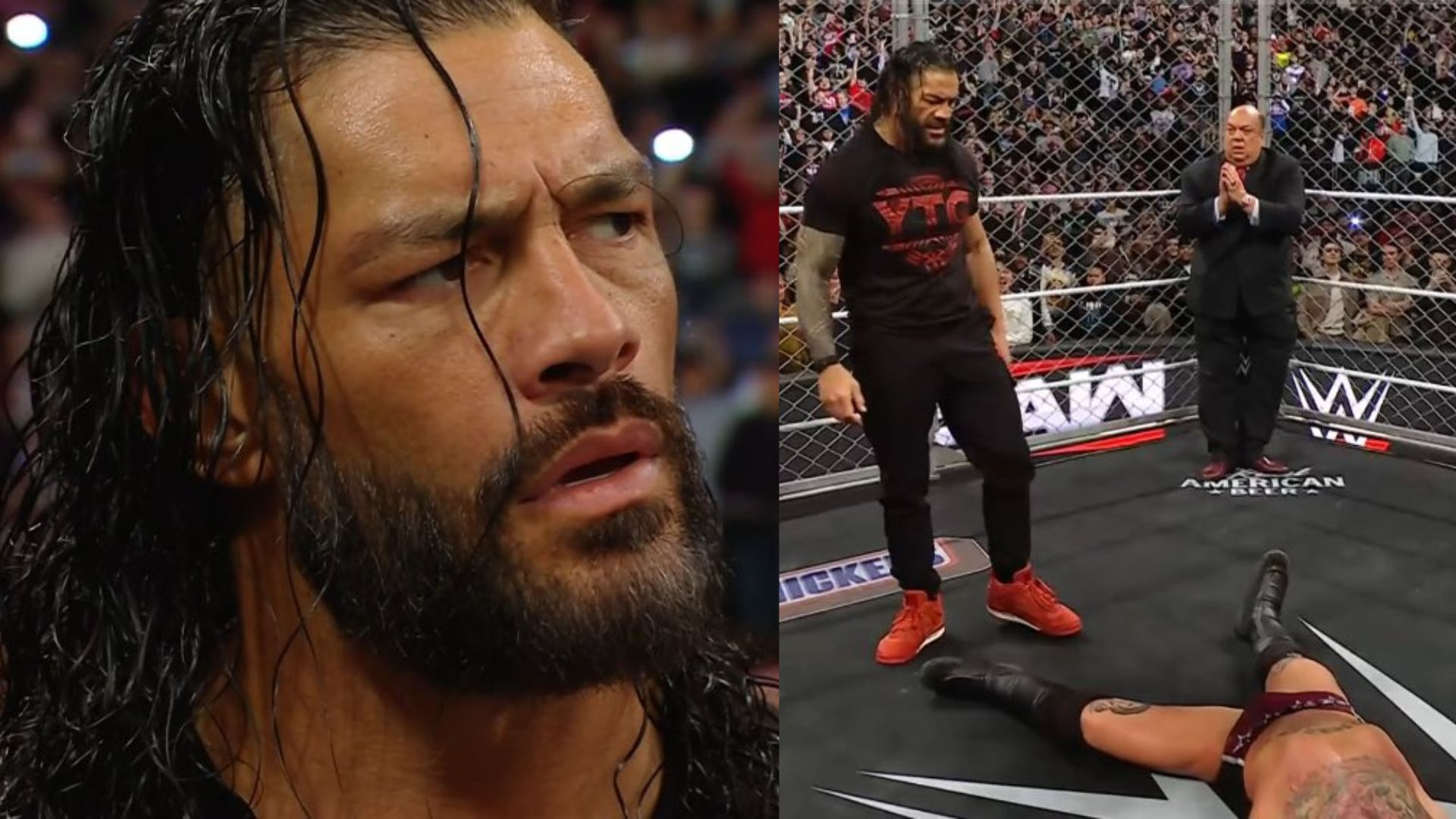 Roman Reigns is back. (Images via SonyLIV.com)