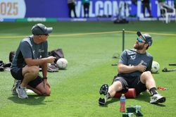 Kane Williamson caught snoozing on camera outside dressing room during IND vs NZ 2025 Champions Trophy final [Picture]