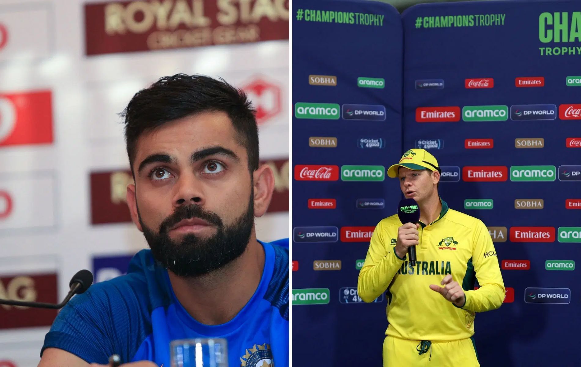 Kohli and Smith have been involved in several heated India-Australia ODI battles over the years [Credit: Getty]