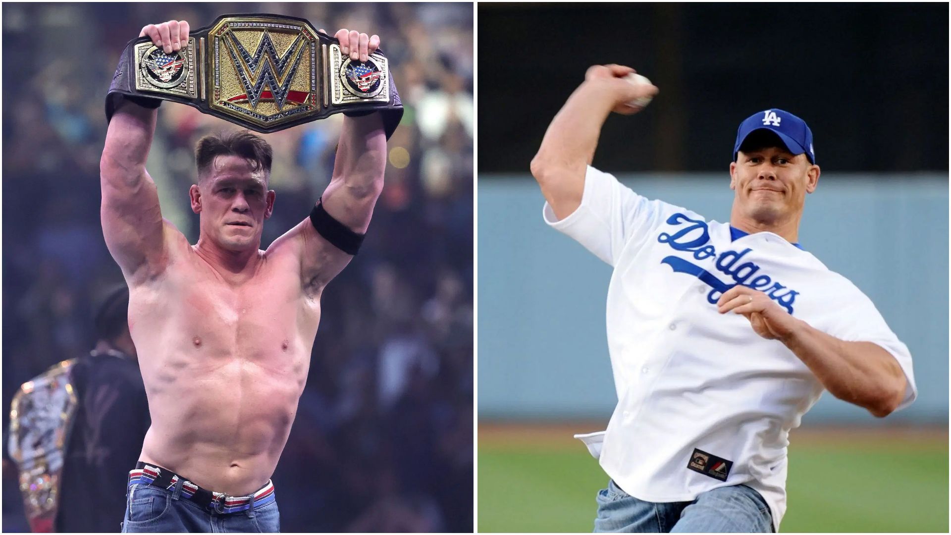 John Cena is a 17-time WWE World Champion. (Photos: GETTY)