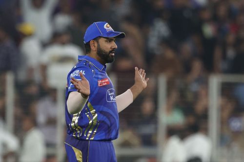 Rohit Sharma missed MI's previous game against LSG due to a knee injury. [P/C: Getty]