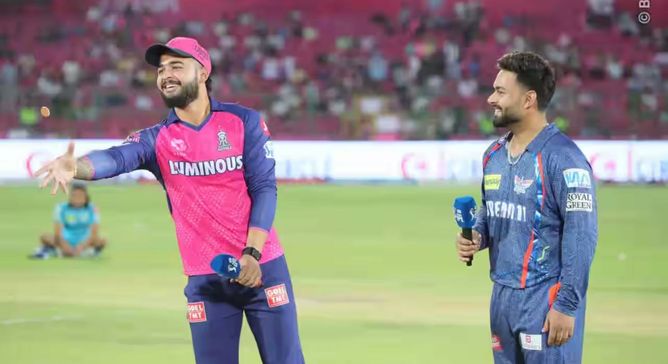 Rishabh Pant hilariously forgets to make a call after Riyan Parag flips the toss coin ahead of RR vs LSG IPL 2025 match [Watch]