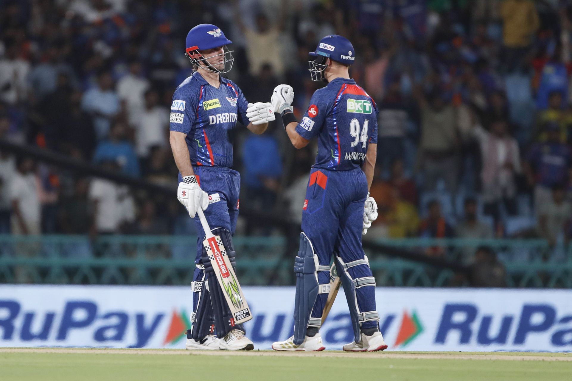 Mitchell Marsh and Aiden Markram stitched together an 87-run opening wicket partnership in LSG&#039;s IPL 2025 clash against DC. [P/C: Getty]