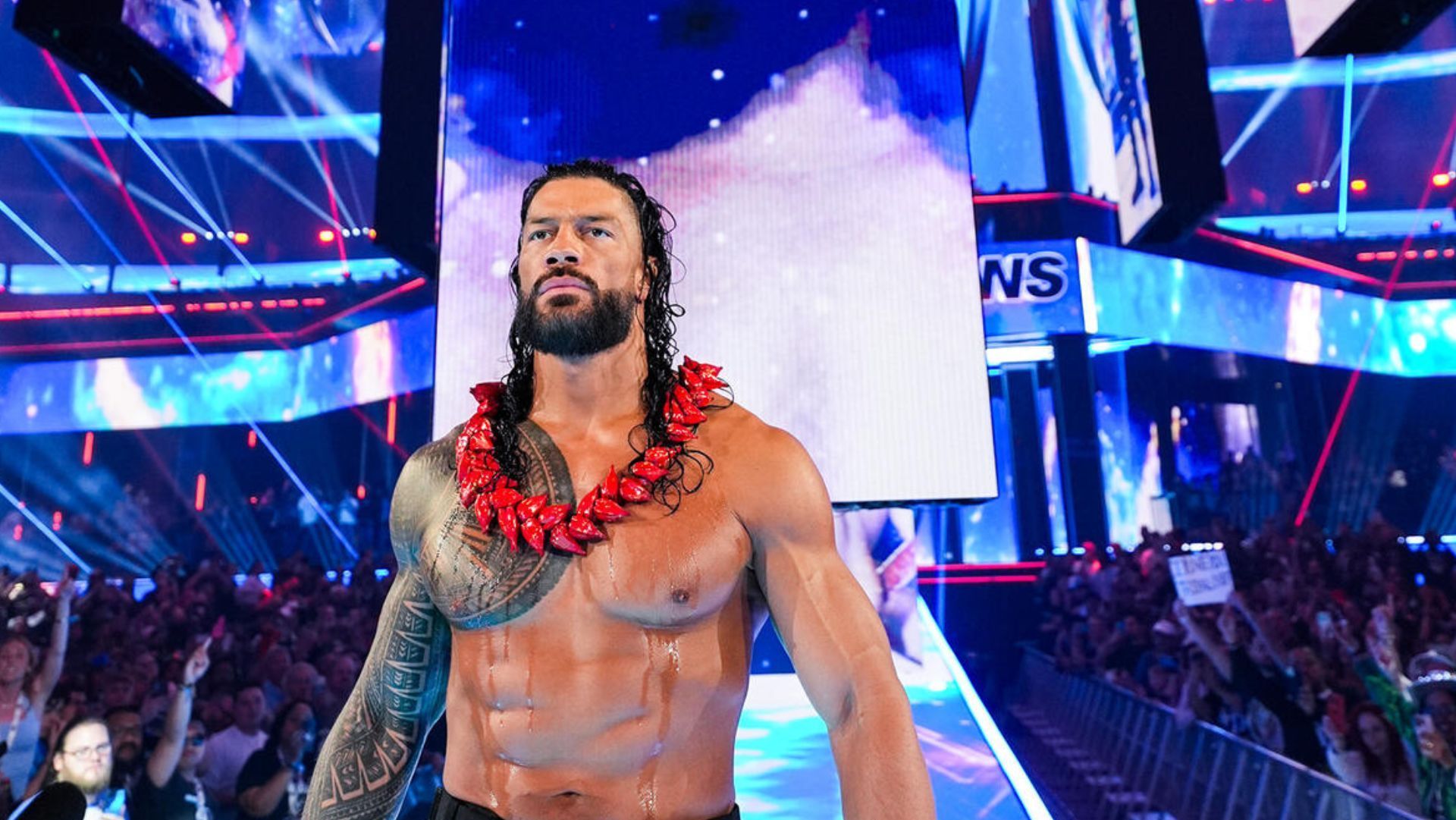 Roman Reigns was dethroned at WrestleMania 40. [Image Source: WWE.com]