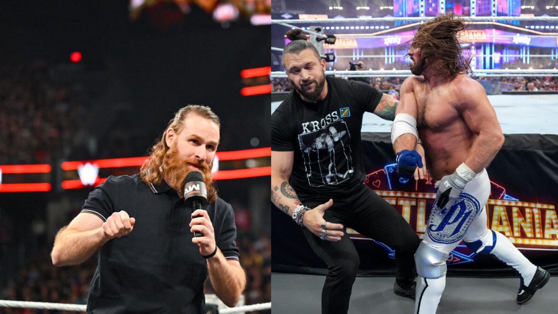 Sami Zayn, AJ Styles, Alexa Bliss, WWE