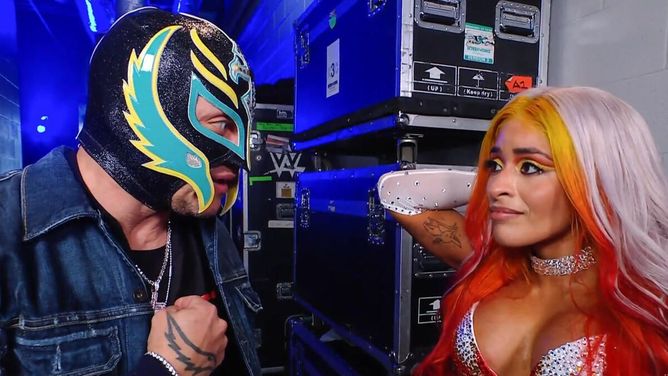 "Calm the f**k down" - Zelina Vega discloses real, open conversation with Rey Mysterio