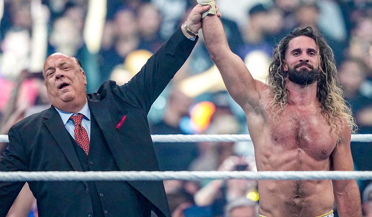 WrestleMania 41 Night 1 ended up with Seth Rollins &amp; Paul Heyman. [Image credits: WWE.com]