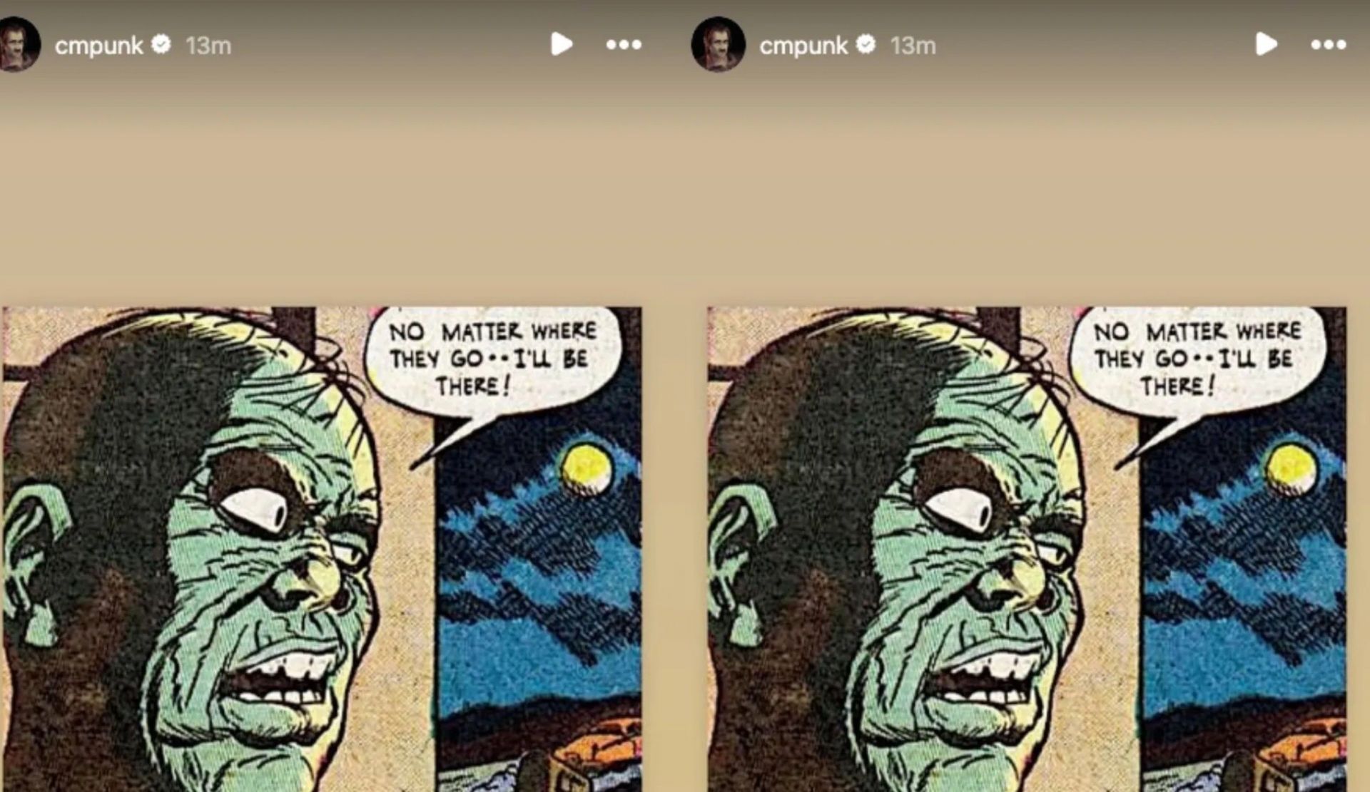 पंक की धमकी (Photo: CM Punk Instagram story)