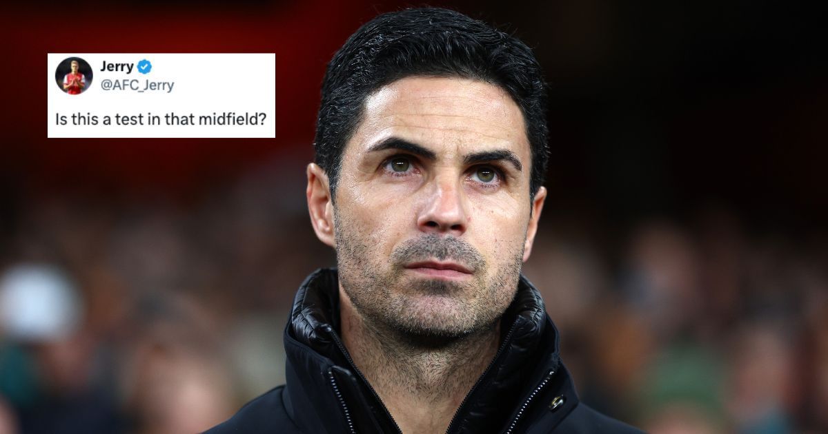 Arsenal fans were left perplexed with manager Mikel Arteta