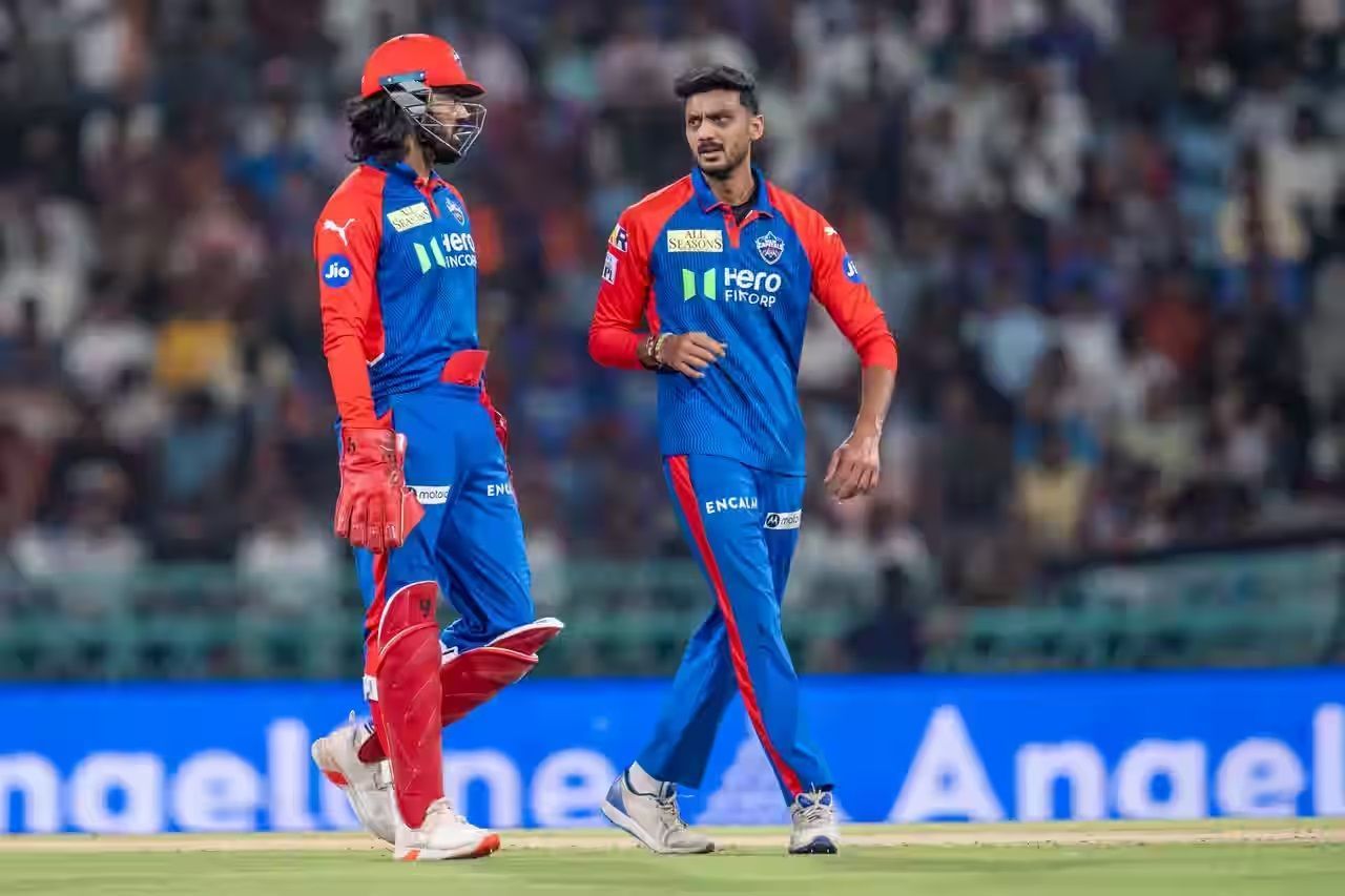 Axar Patel (right) has led DC brilliantly in IPL 2025. [P/C: iplt20.com]