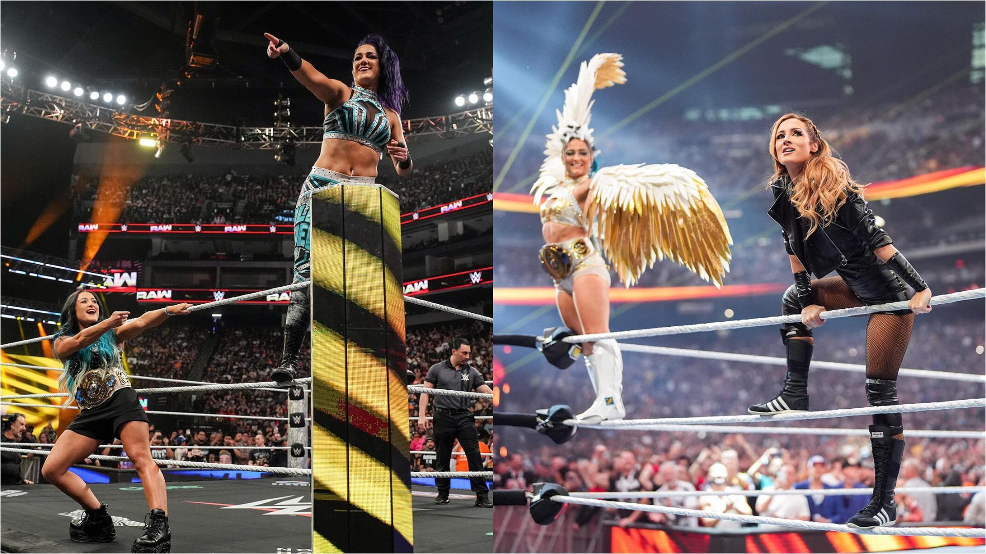 Bayley&#039;s unceremonious replacement on the Show Of Shows was quite contorversial [Images: WWE.com]