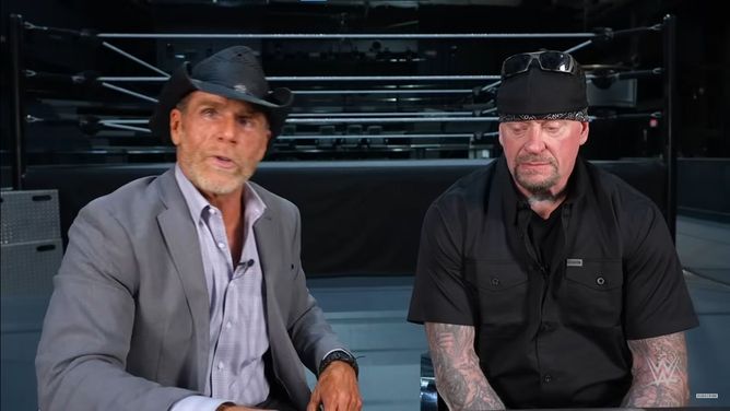 The Undertaker reflects on his reunion with Shawn Michaels