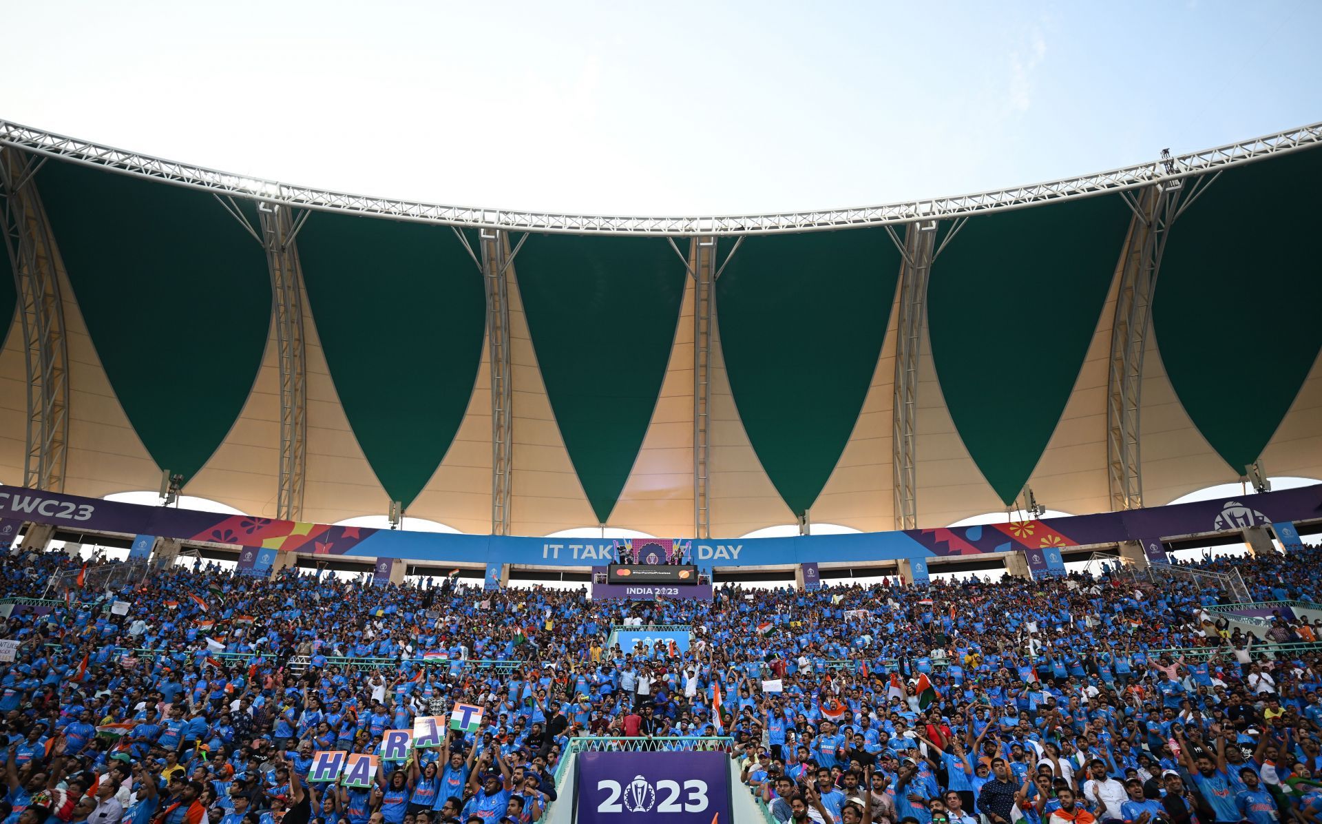 Ekana Stadium view during ICC Men&#039;s Cricket World Cup India 2023 - Source: Getty Images