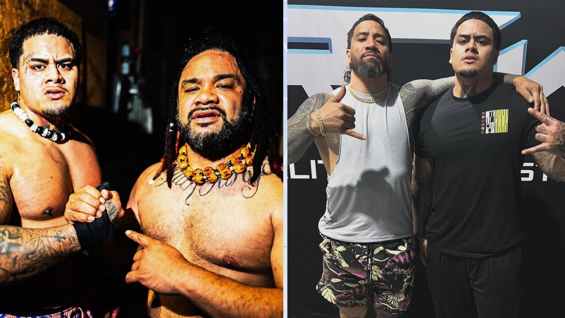 Zilla Fatu made his pro-wrestling debut in 2023. [Images Source: Zilla Fatu