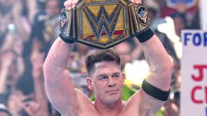 John Cena has an interesting reaction immediately after winning the Undisputed WWE Championship at WrestleMania 41