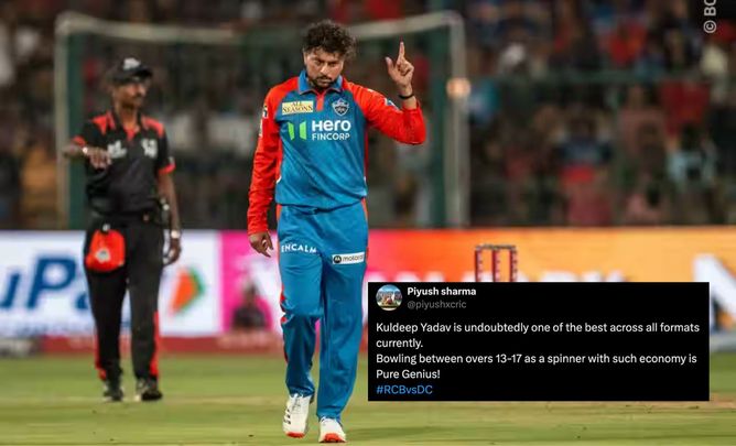 "The comeback story of Kuldeep Yadav is one of the greats" - Fans hail DC spinner after his inspiring spell vs RCB in IPL 2025
