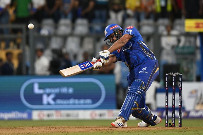 When was the last time Rohit Sharma scored consecutive half-centuries in the Indian Premier League before IPL 2025?