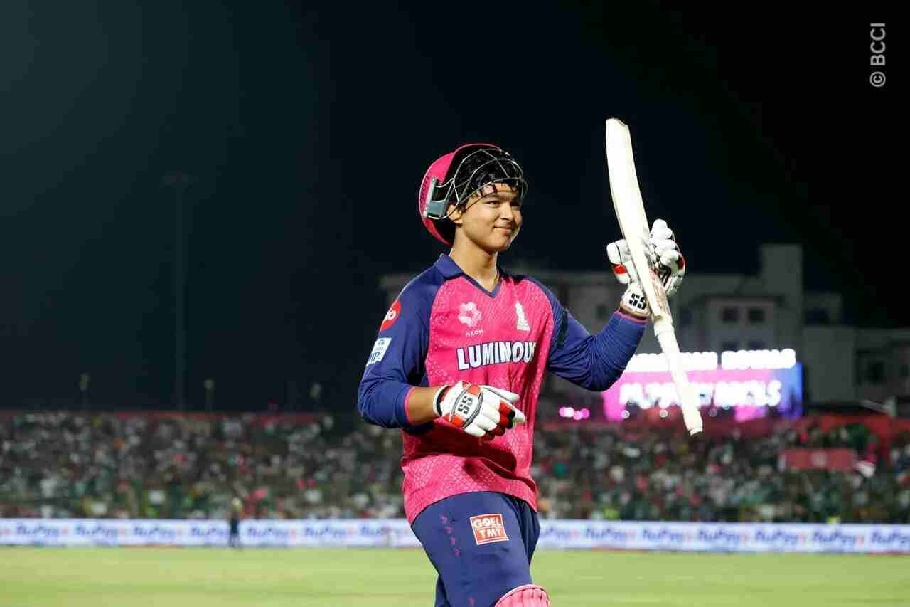 वैभव सूर्यवंशी ने काफी जबरदस्त शतक लगाया (Photo Credit - IPLT20.COM)