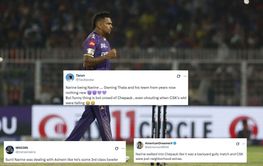 "Owning Thala and his team from years now" - Fans hail Sunil Narine for stunning show in CSK vs KKR IPL 2025 clash