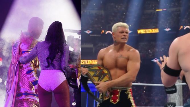Brandi Rhodes makes her first comment moments after Cody Rhodes lost the Undisputed WWE Championship to John Cena