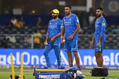 Ravichandran Ashwin warmed the benches in CSK's latest win over LSG [Credit: Getty]