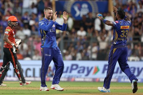 Will Jacks was MI's most successful bowler in their IPL 2025 clash against SRH. [P/C: Getty]
