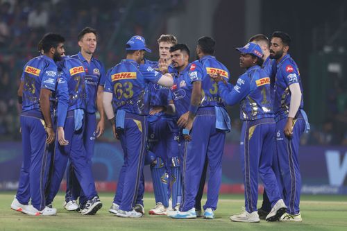 Mumbai Indians in action - Source: Getty