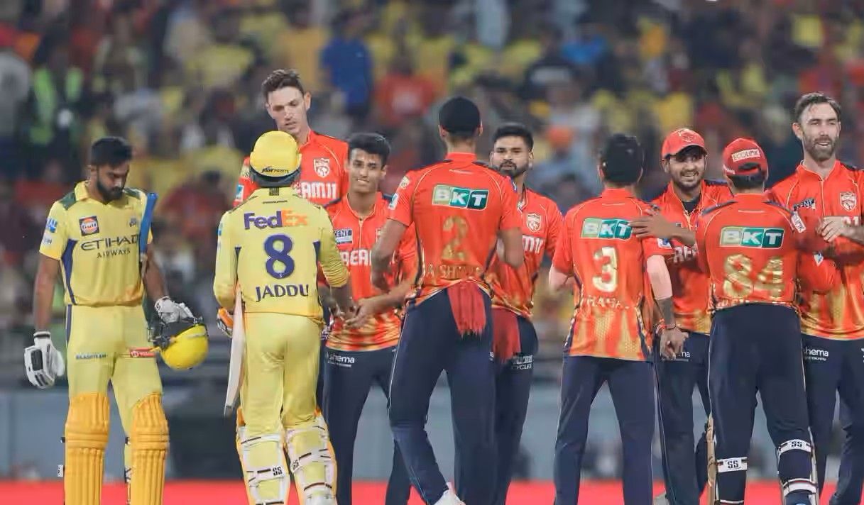 पंजाब किंग्स और चेन्नई सुपर किंग्स (Photo Credit - IPLT20.COM)