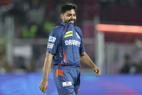 Avesh Khan bowled brilliantly. (Credits: IPL X)