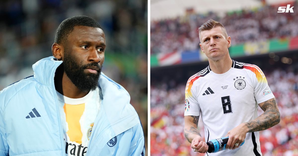 L to R: Antonio Rudiger and Toni Kroos (All images sourced from Getty)