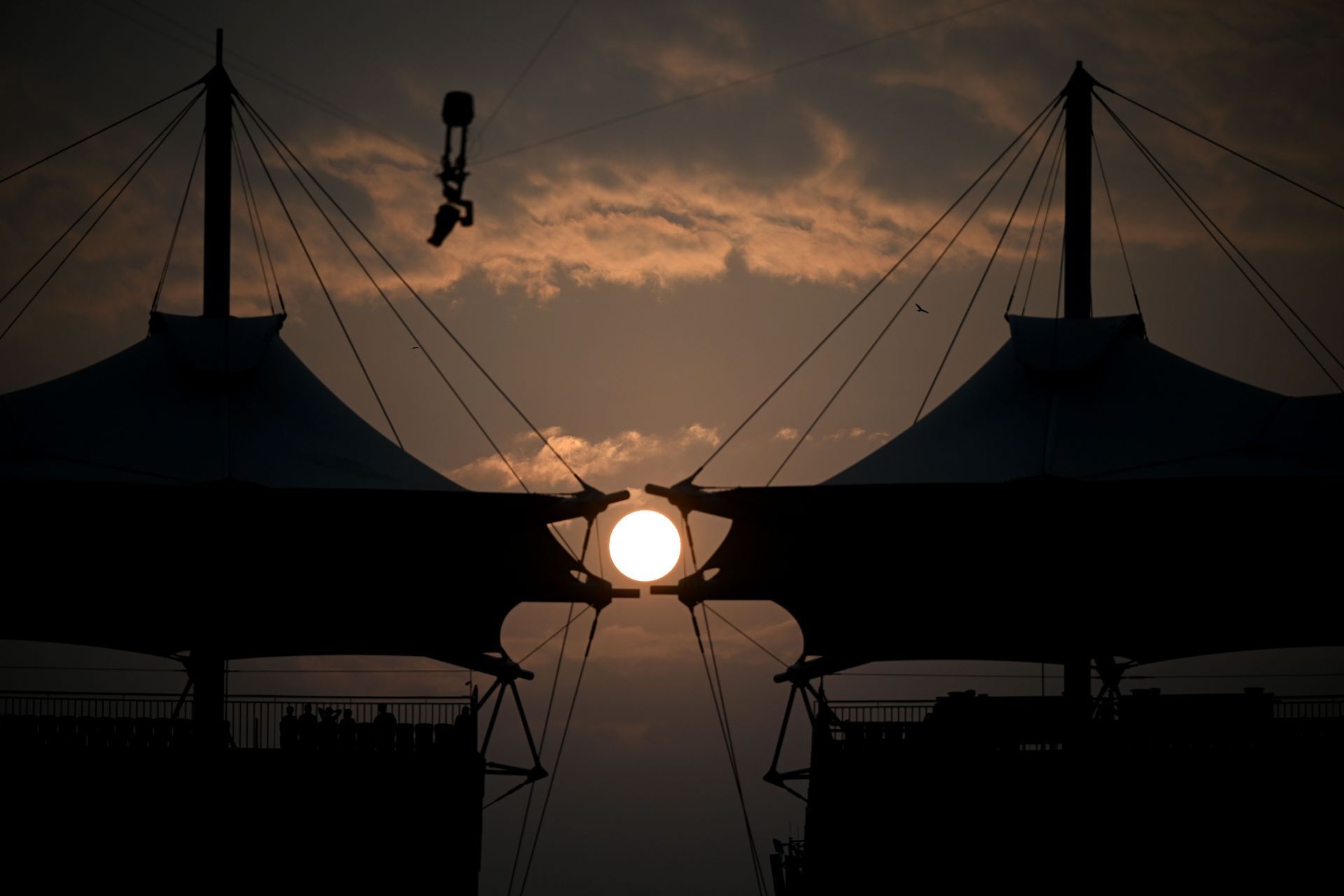View from the MA Chidambaram Stadium during sunset - ICC Men&#039;s Cricket World Cup India 2023 - Source: Getty Images
