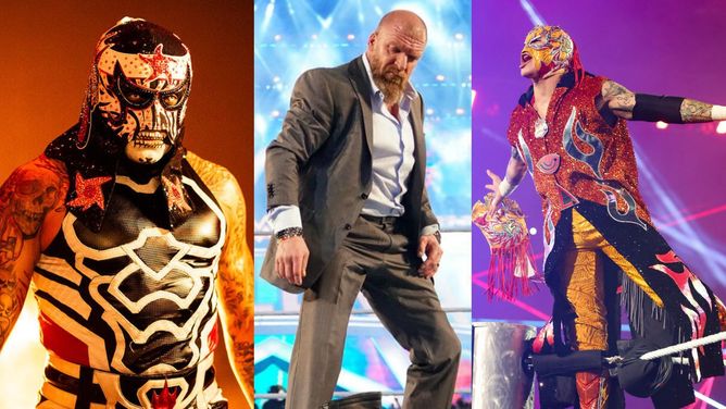 Penta reacts to Rey Fenix's WWE debut; sends two-word message on Triple H's post