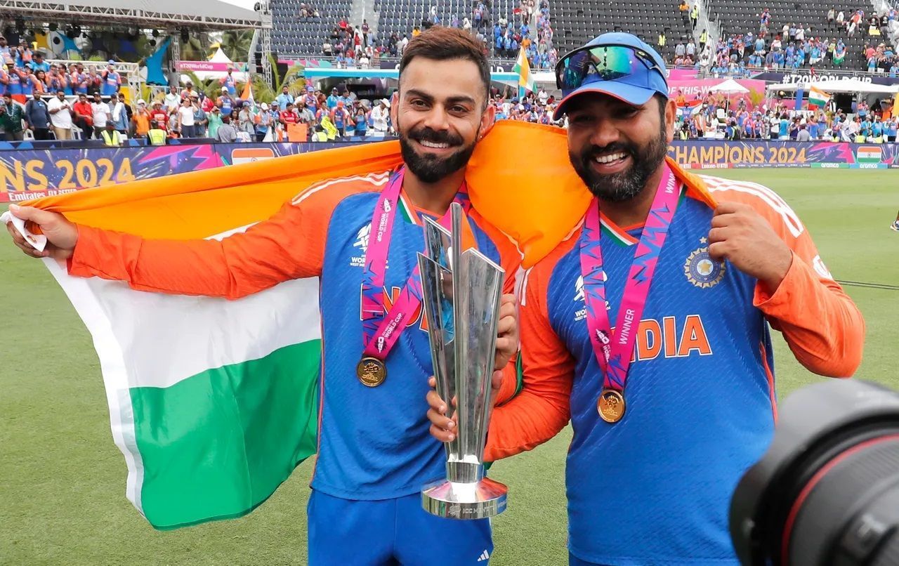 Virat Kohli and Rohit Sharma are among the players given Grade A+ contracts. [P/C: BCCI]