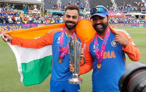 Virat Kohli and Rohit Sharma are among the players given Grade A+ contracts. [P/C: BCCI]