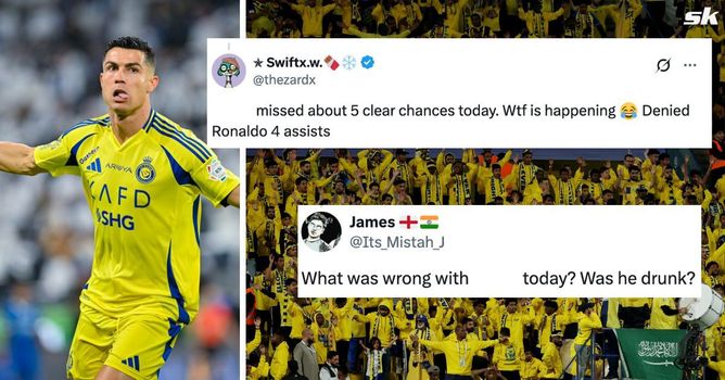 “Denied Ronaldo 4 assists”, “Was he drunk?” - Fans call out Cristiano Ronaldo’s teammate who played ‘awful’ in Al-Nassr win over Al-Riyadh