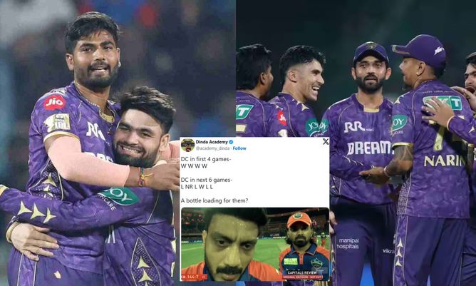 "A bottle loading for them"- Top 10 funny memes after KKR's win against DC in IPL 2025