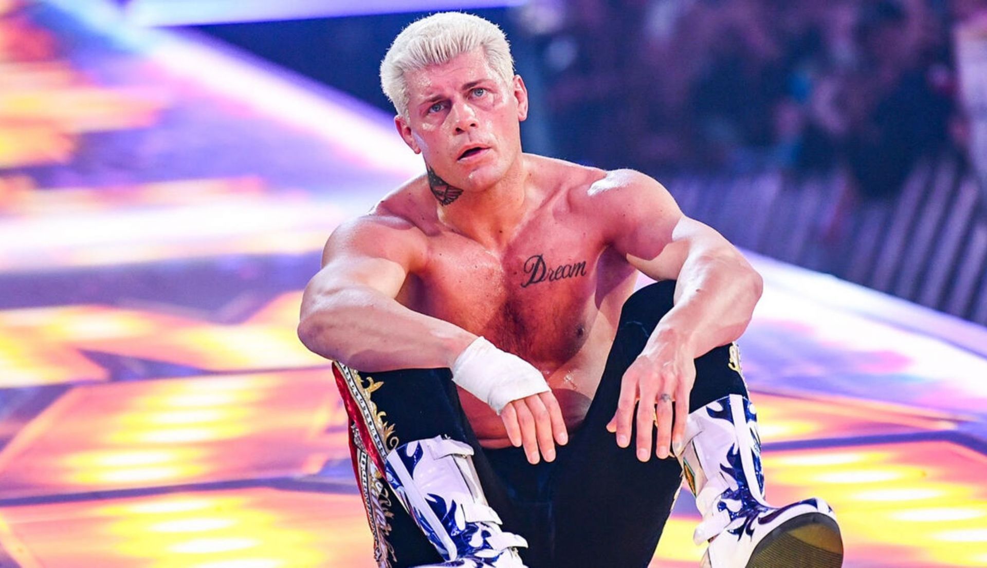 कोडी रोड्स हार के बाद निराश (Photo: WWE.com)