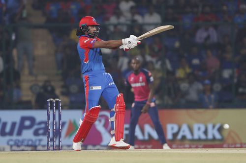 KL Rahul wasn't at his fluent best in DC's IPL 2025 clash against RR. [P/C: Getty]