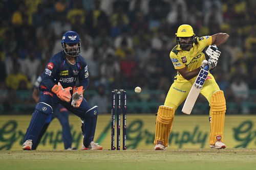 Vijay Shankar batting for CSK in IPL 2025. Source: Getty