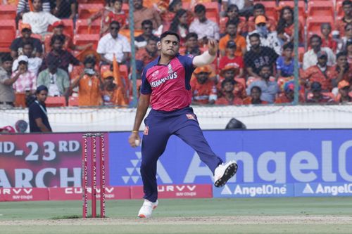 Tushar Deshpande has picked up five wickets at an economy rate of 11.33 in five innings in IPL 2025. [P/C: Getty]