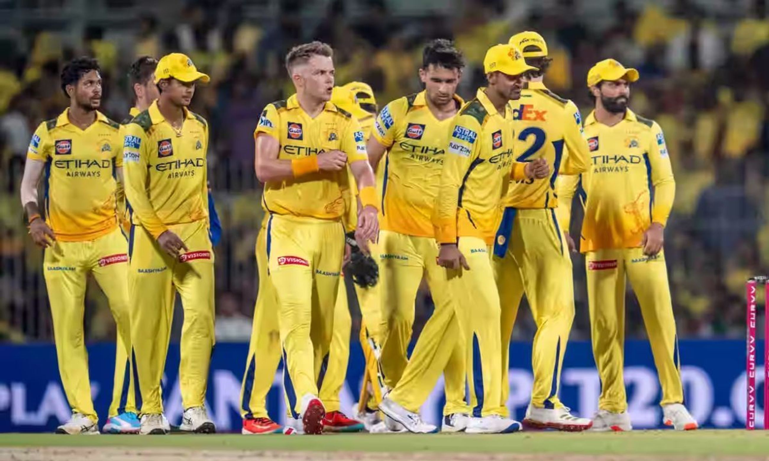 आईपीएल 2025 में सीएसके की टीम (Image credits: IPLt20)