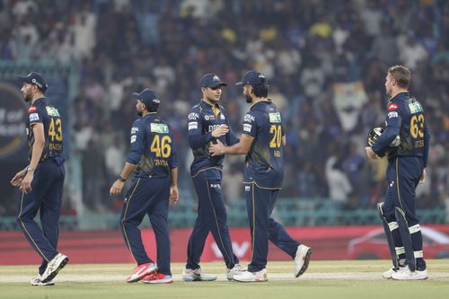 Gujarat Titans after the game - Source: Getty