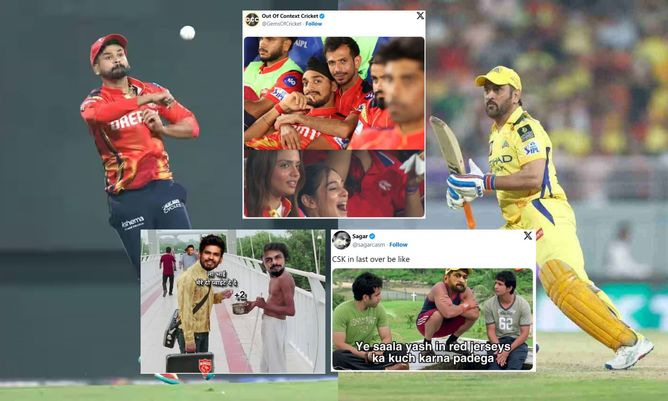 "Everything is wrong in this franchise except that 44-year-old farmer from Ranchi"- Top 10 funny memes after PBKS's win in IPL 2025 clash vs CSK