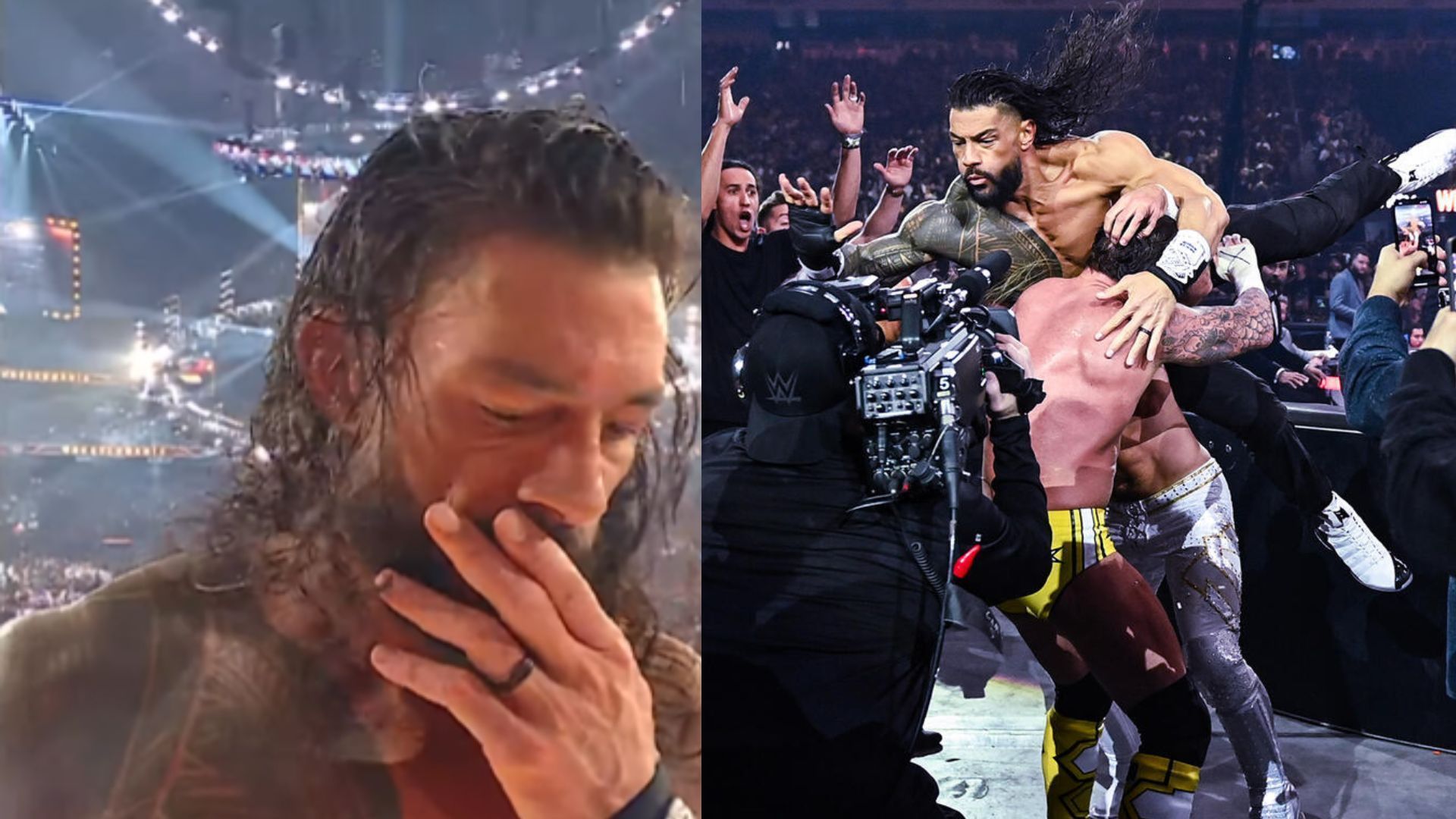 Roman Reigns lost at WrestleMania 41 (Image Credits: WWE.com and WWE on Instagram)