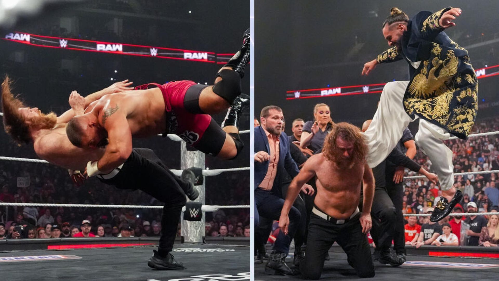 Sami Zayn dethroned Gunther to become the Intercontinental Champion. [Images Source: WWE.com]