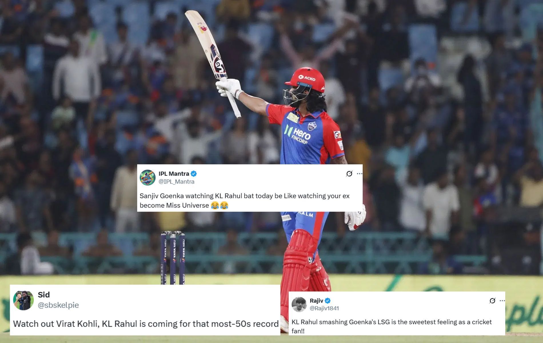 [Image Credit: Getty, @sbskelpie, @Rajiv1841, @IPL_Mantra X handles]