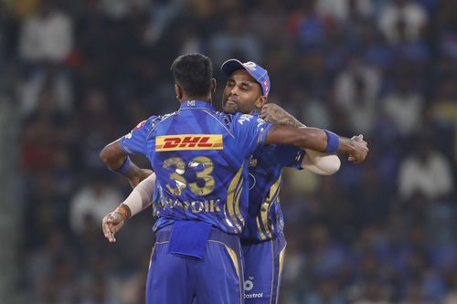 Hardik Pandya and Suryakumar Yadav. (Image Credits: Getty)