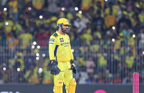 Skipper MS Dhoni is under pressure. (Credits: CSK X)