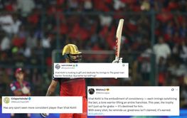 "Looking to gift and dedicate this innings to the great man Sachin Tendulkar "- Fans hail Virat Kohli for 42-ball 70 in RCB vs SRH IPL 2025 clash